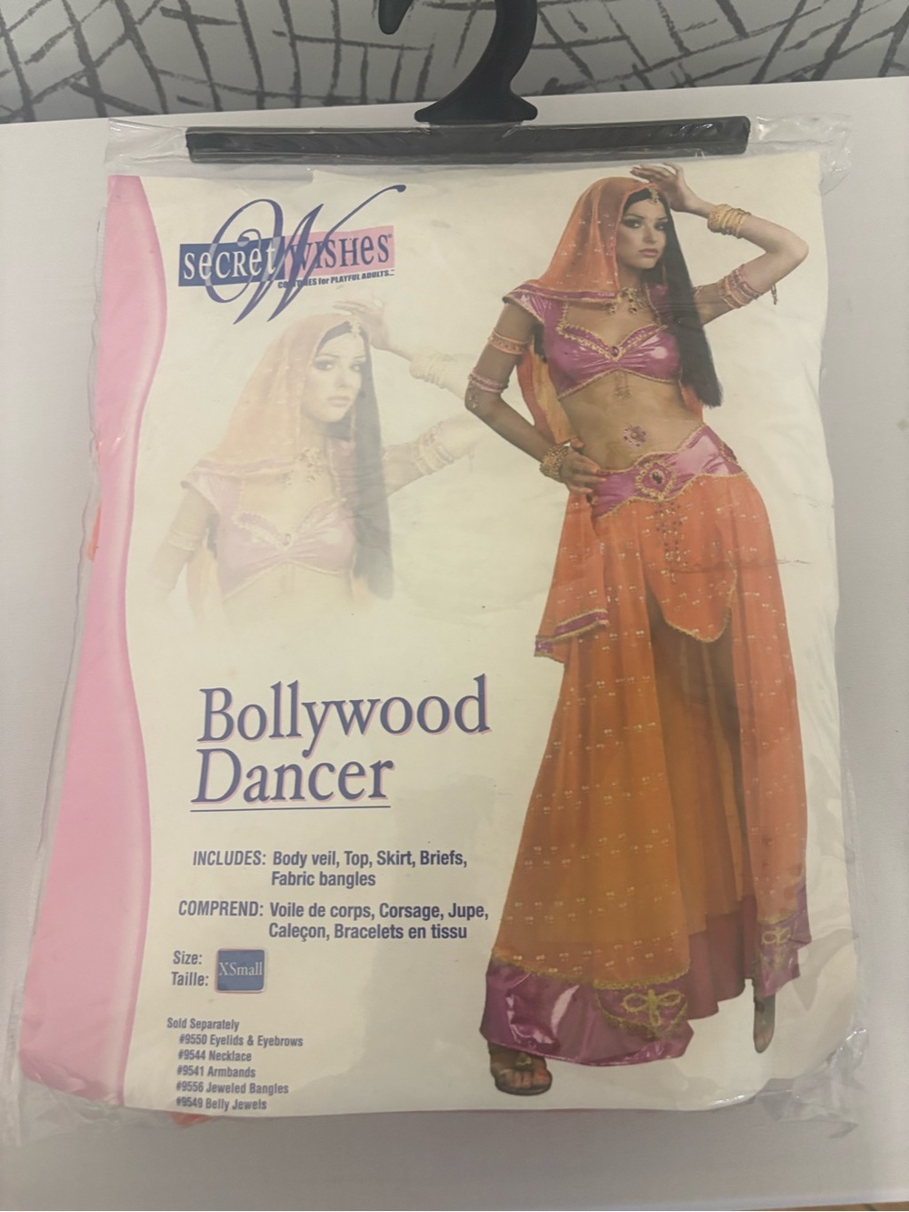 Secret Wishes Bollywood Dancer Costume - Size X-Small (Brand New)
